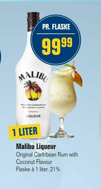 Otto Duborg Malibu Liqueur tilbud