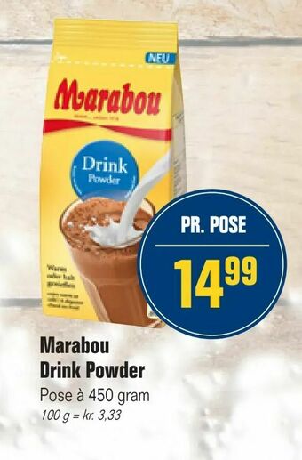 Otto Duborg Marabou Drink Powder tilbud