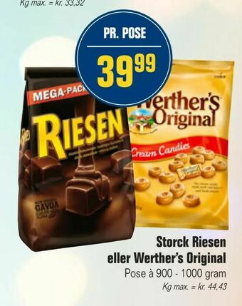 Otto Duborg Storck Riesen eller Werther's Original tilbud