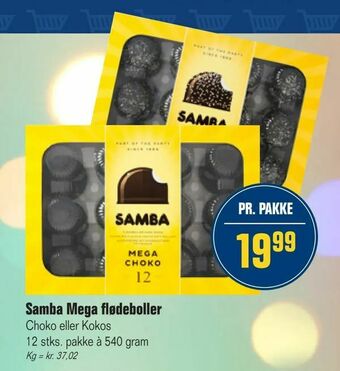 Otto Duborg Samba Mega flødeboller tilbud