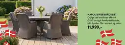 Plantorama NAPOLI spisebordssæt tilbud