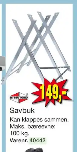 Harald Nyborg Savbuk tilbud