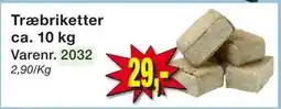 Harald Nyborg Træbriketter ca. 10 kg tilbud