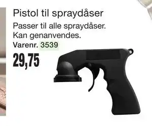 Harald Nyborg Pistol til spraydåser tilbud