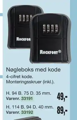 Harald Nyborg Nøgleboks med kode tilbud