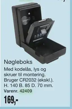 Harald Nyborg Nøgleboks tilbud