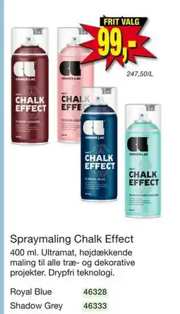 Harald Nyborg Spraymaling Chalk Effect tilbud