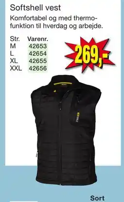 Harald Nyborg Softshell vest tilbud