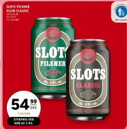 Scandinavian Park SLOTS PILSNER ELLER CLASSIC tilbud