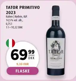 Scandinavian Park TATOR PRIMITIVO 2023 tilbud