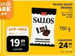 Scandinavian Park VILLOSA SALLOS ORIGINAL tilbud