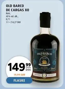 Scandinavian Park OLD BARCO DE CARGAS XO tilbud