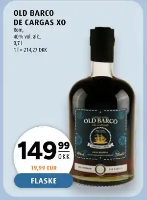 Scandinavian Park OLD BARCO DE CARGAS XO tilbud