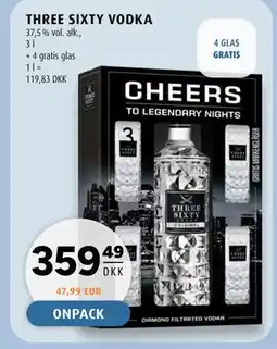 Scandinavian Park THREE SIXTY VODKA tilbud