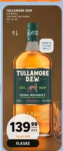 Scandinavian Park TULLAMORE DEW Irish Whiskey tilbud