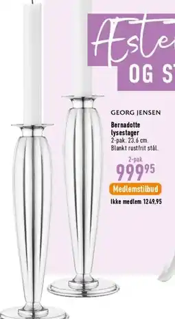 Imerco Bernadotte lysestager (2-pak) tilbud