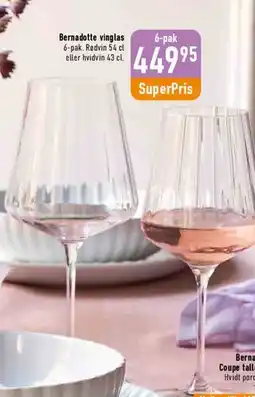 Imerco Bernadotte vinglas (6-pak) tilbud