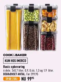 Imerco Basic opbevaring, sæt 6 dele tilbud