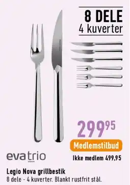 Imerco Legio Nova grillbestik (8 dele) tilbud