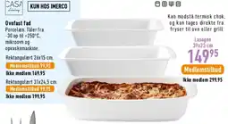 Imerco Ovnfast fad / Lasagnefad tilbud