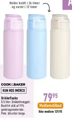 Imerco Drikkeflaske 0,5 l tilbud