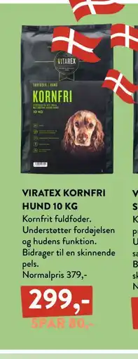 Plantorama VIRATEX KORNFRI HUND 10 KG tilbud