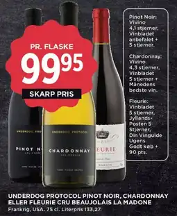 MENY Underdog Protocol / Fleurie Cru Beaujolais - Vin tilbud