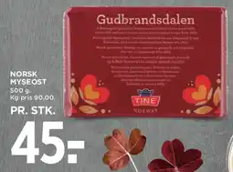 MENY Gudbrandsdalen (Norsk myseost) tilbud