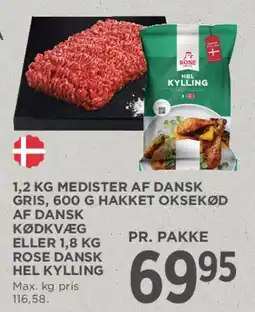 MENY Dansk kød / kylling (pakke) tilbud