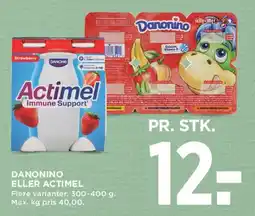 MENY Danonino / Actimel tilbud