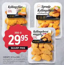 MENY Crispy kylling (350 g) tilbud