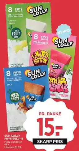 MENY SUN LOLLY tilbud
