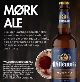 MENY Willemoes Brown Ale (Mørk Ale) tilbud