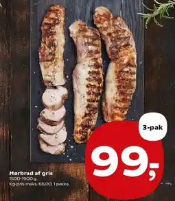 SuperBrugsen Mørbrad af gris (3-pak) tilbud
