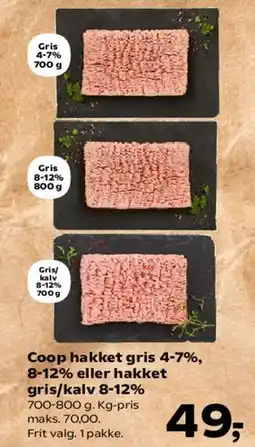 SuperBrugsen Coop hakket gris tilbud