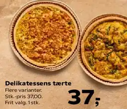 SuperBrugsen Delikatessens tærte tilbud