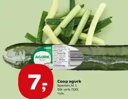 SuperBrugsen Coop agurk tilbud