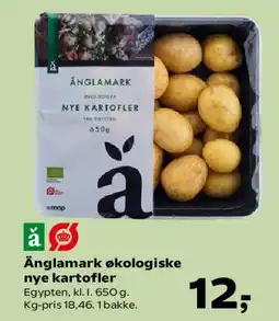 SuperBrugsen Änglamark økologiske nye kartofler tilbud