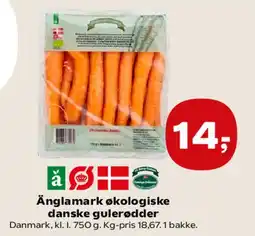 SuperBrugsen Änglamark økologiske danske gulerødder tilbud