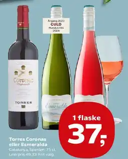 SuperBrugsen Torres Coronas eller Esmeralda tilbud