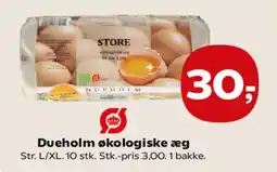 SuperBrugsen Dueholm økologiske æg tilbud