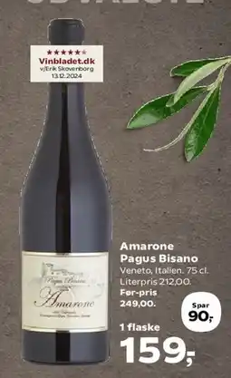 SuperBrugsen Amarone Pagus Bisano tilbud