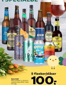 SuperBrugsen STORT UDVALG I SPECIALØL tilbud