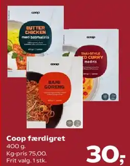 SuperBrugsen Coop færdigret tilbud