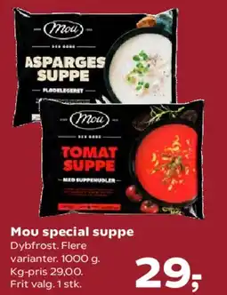 SuperBrugsen Mou special suppe tilbud