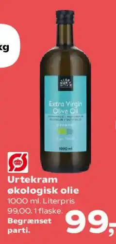 SuperBrugsen Urtekram økologisk olie tilbud