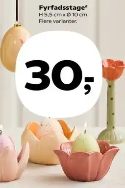 SuperBrugsen Fyrfadsstage tilbud