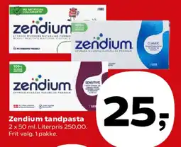 SuperBrugsen Zendium tandpasta tilbud