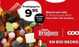 SuperBrugsen Bland selv slik tilbud