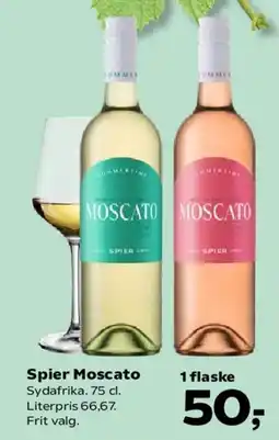 SuperBrugsen Spier Moscato tilbud
